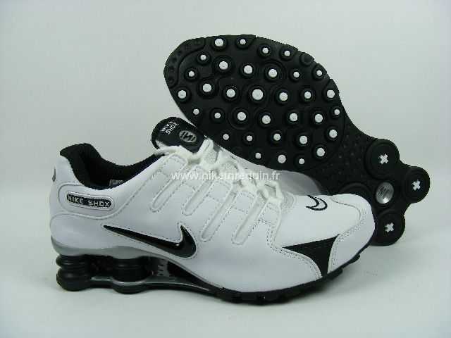 Arrial Nouvelle Nike Shox Nz Chaussures Blanc Noir 3013